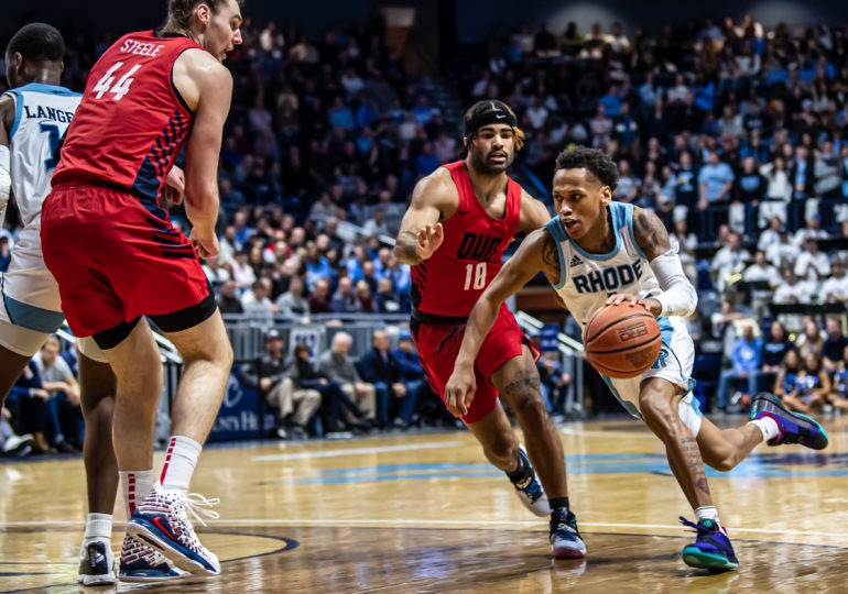 Rhody relying on Fatts Russell and a bucket of transfers