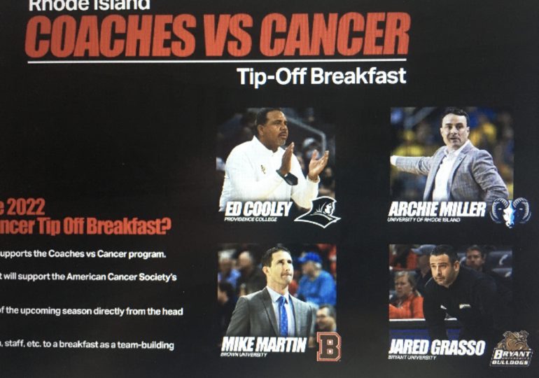 R.I. Hoop Coaches supporting Coaches vs. Cancer