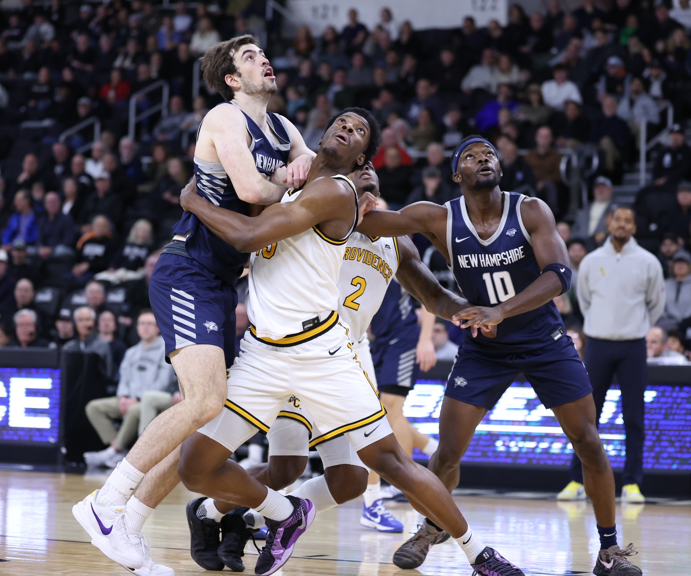 Delayed Explosion: PC goes off in 2nd half, beats UNH 98-66